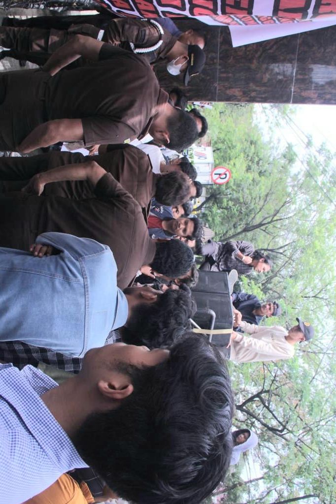 Dimuluskan BPBJ Proyek 2,7 T Dinas PUPR Sumut Kena Demo di Kejatisu