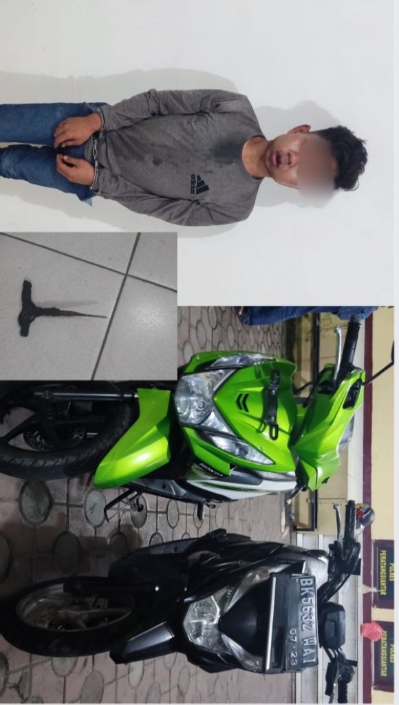 Ngaku 2 Kali Curi Kreta, Wajah Bonyok-Kaki Ditembak