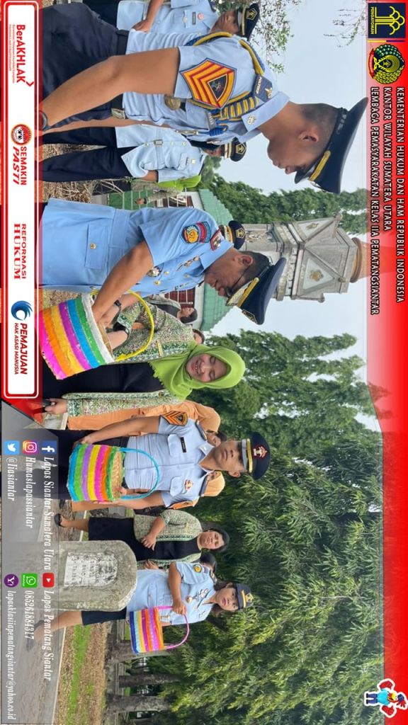 Hut PAS ke 59, Lapas Siantar dan Lapas Narkotika Raya Tabur Bunga Bersama di Makam Pahlawan